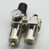 Фильтр-влагоотделитель Pegas AC3010-02 с регулятором давления, лубрикатором